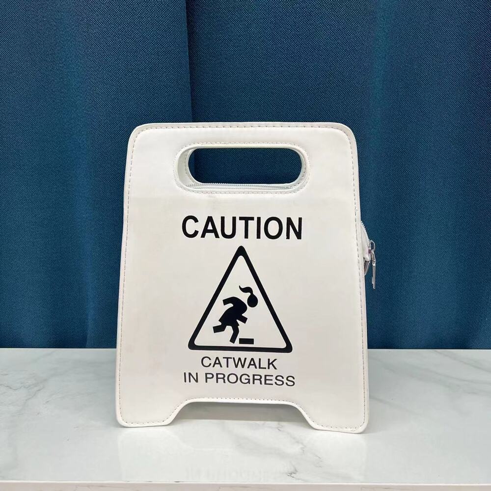 "Caution" Design Handbag - Picture 13 of 14